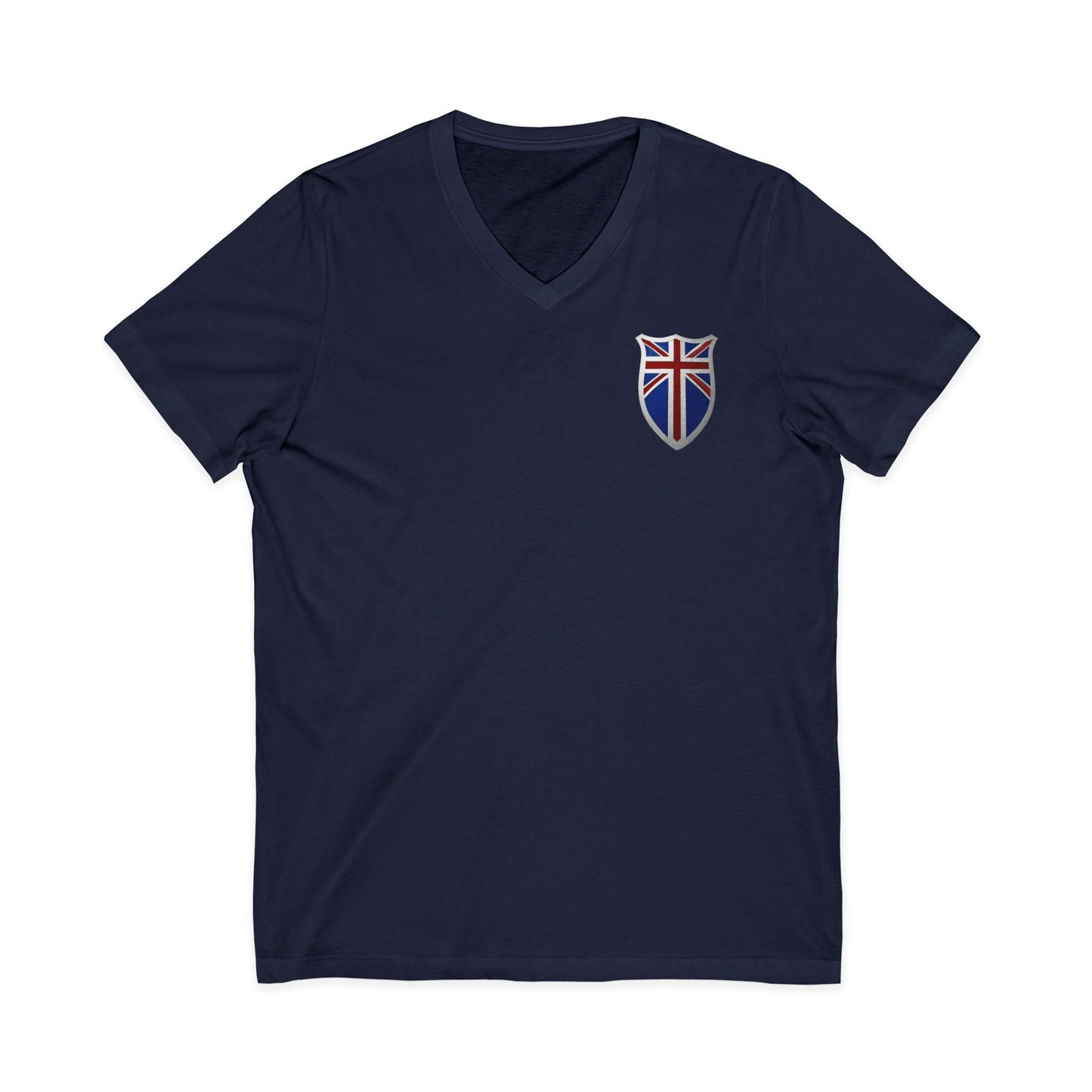 British Pride: Patriotic V-Neck T-Shirt, Union Jack Tee