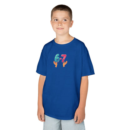 Gen Z: Kids Heavy Cotton Tee - Fun Crew 67 Design