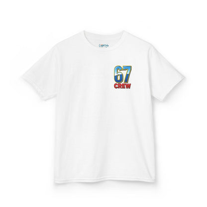 Gen Z: Kids Heavy Cotton Tee - Fun Crew 67 Design with hands