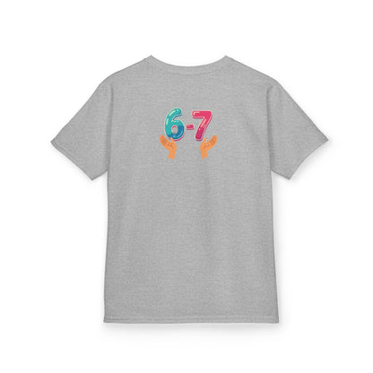 Gen Z: Kids Heavy Cotton Tee - Fun Crew 67 Design