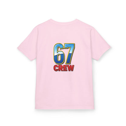 Gen Z: Kids Heavy Cotton Tee - Fun Crew 67 Design with hands
