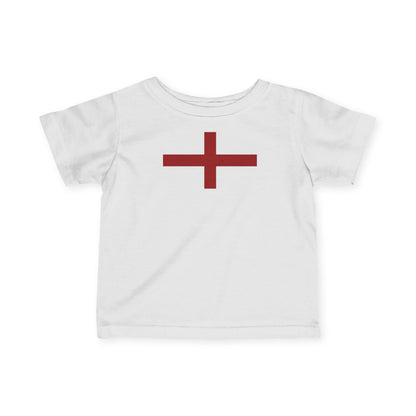 British Pride: Cute Infant Jersey Tee with Red Cross