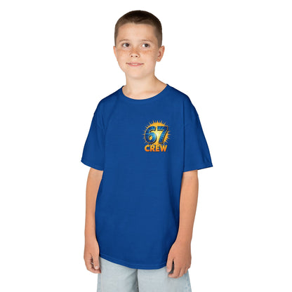 Gen Z: Kids Heavy Cotton Tee - Fun Crew 67 Design