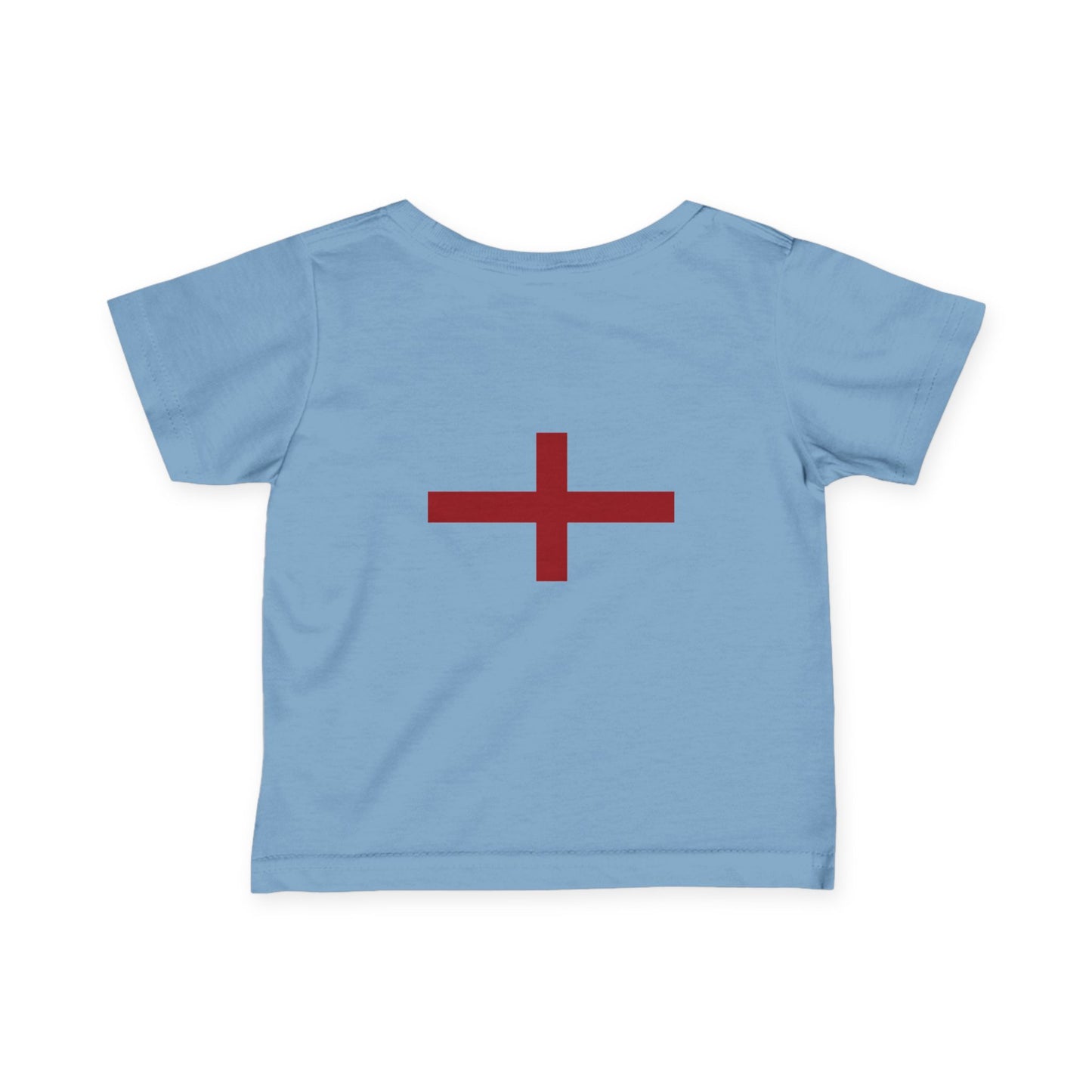British Pride: Cute Infant Jersey Tee with Red Cross