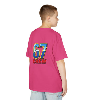 Gen Z: Kids Heavy Cotton Tee - Fun Crew 67 Design with hands