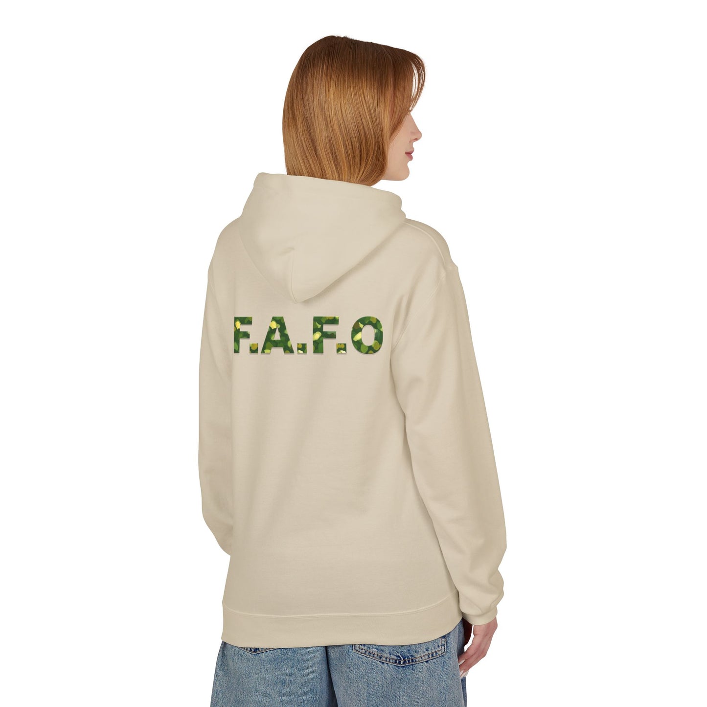 Camo F.A.F.O. Unisex Fleece Hoodie