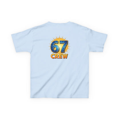 Gen Z: Kids Heavy Cotton Tee - Fun Crew 67 Design