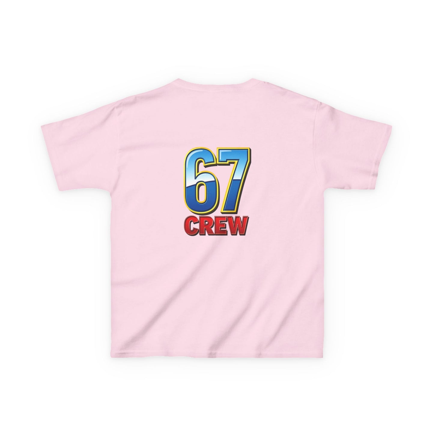 Gen Z: Kids Heavy Cotton Tee - Fun Crew 67 Design with hands