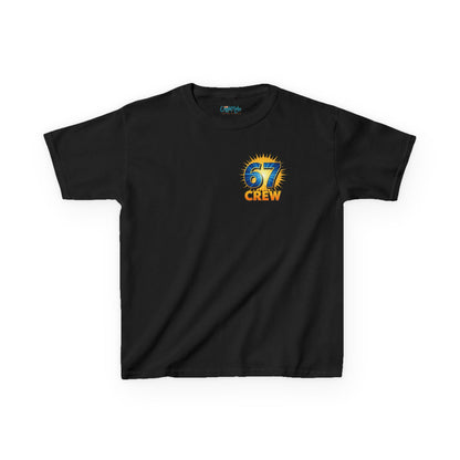 Gen Z: Kids Heavy Cotton Tee - Fun Crew 67 Design