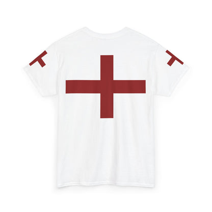 British Pride: Red Cross Unisex Heavy Cotton Tee