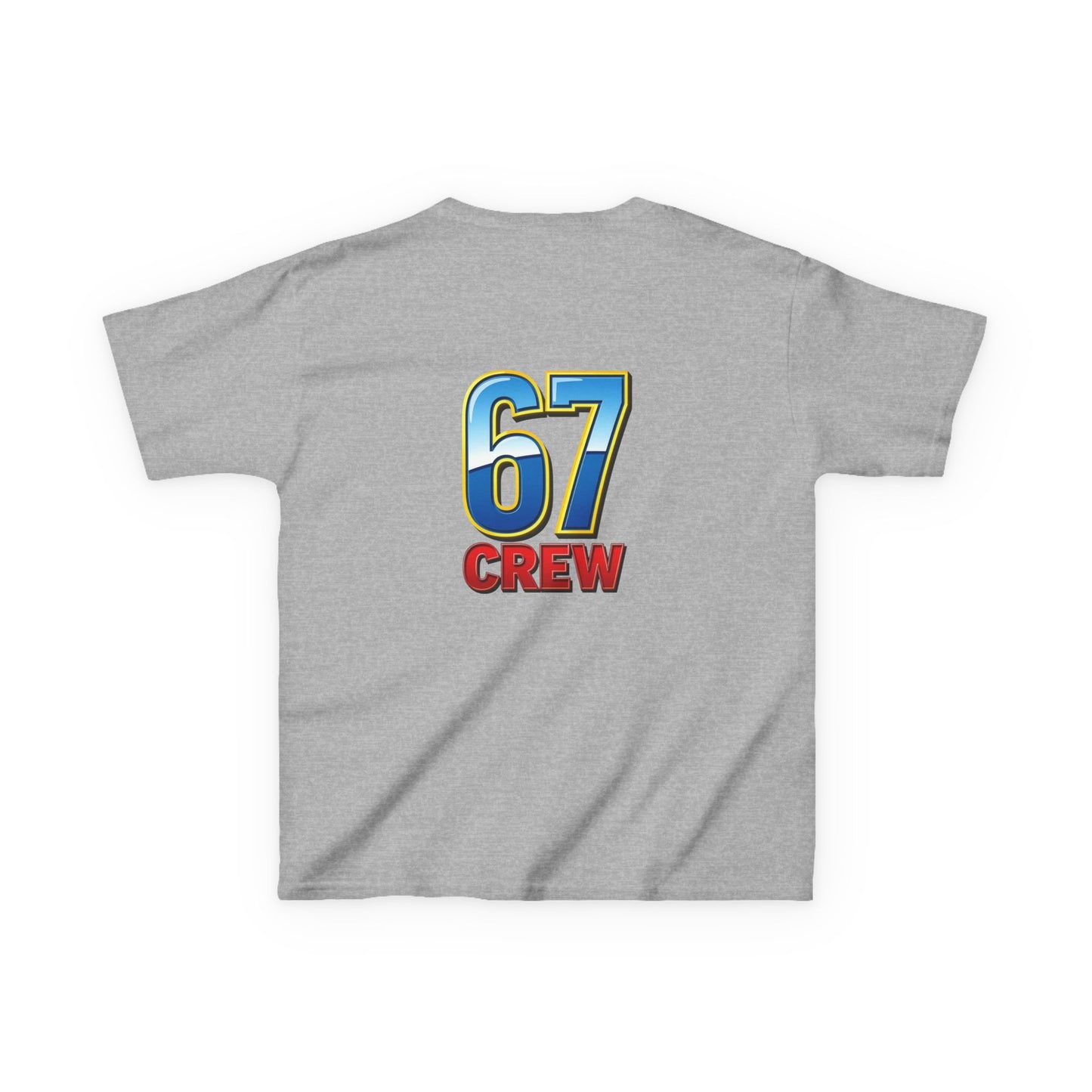 Gen Z: Kids Heavy Cotton Tee - Fun Crew 67 Design with hands