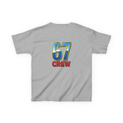 Gen Z: Kids Heavy Cotton Tee - Fun Crew 67 Design with hands