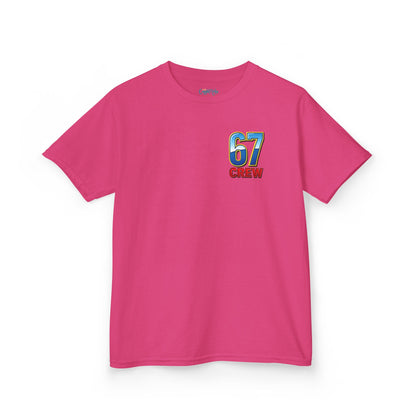 Gen Z: Kids Heavy Cotton Tee - Fun Crew 67 Design with hands