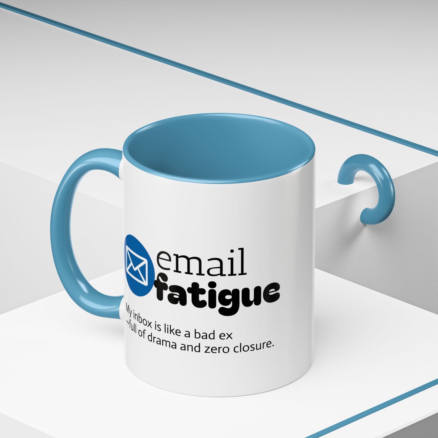 Email Fatigue Office Coffee Mug