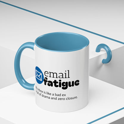 Email Fatigue Office Coffee Mug