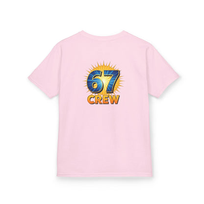 Gen Z: Kids Heavy Cotton Tee - Fun Crew 67 Design