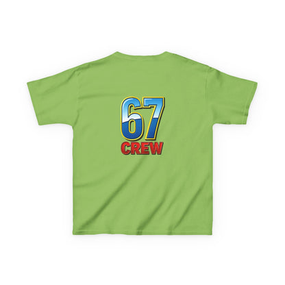 Gen Z: Kids Heavy Cotton Tee - Fun Crew 67 Design with hands
