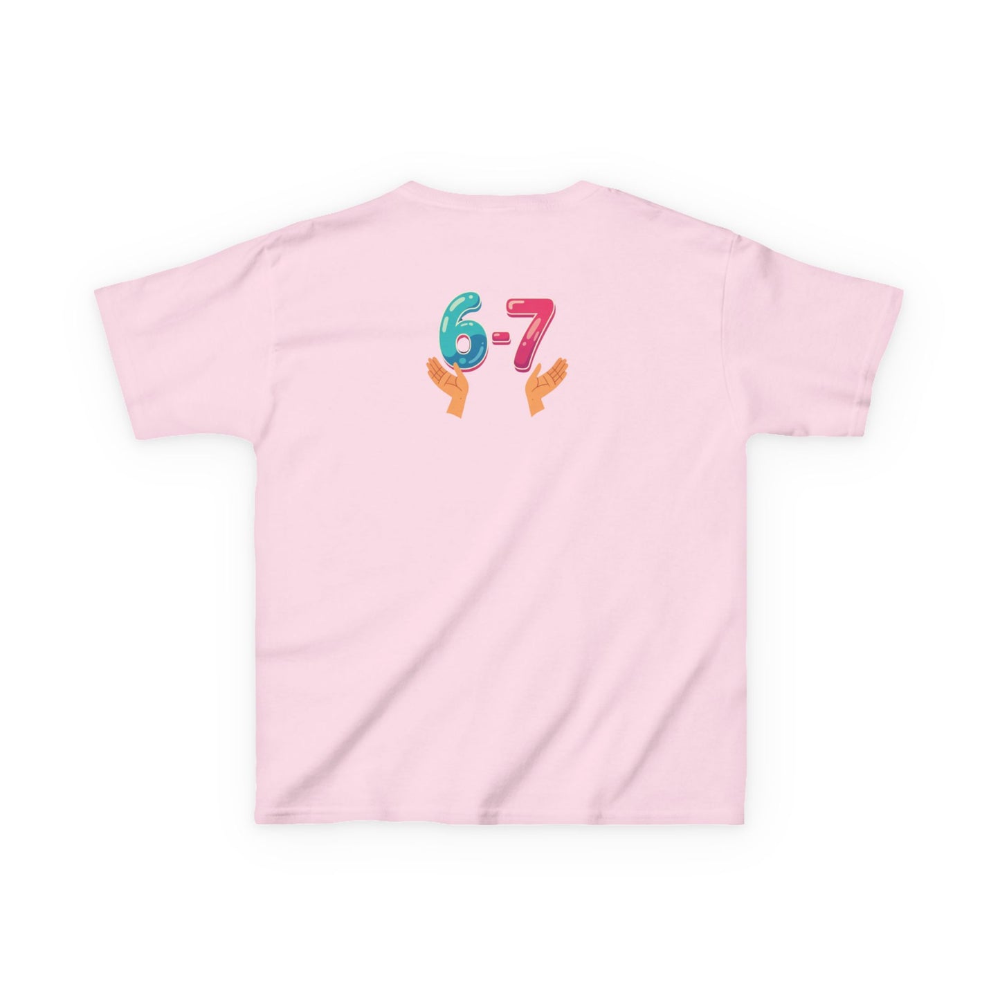 Gen Z: Kids Heavy Cotton Tee - Fun Crew 67 Design