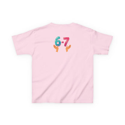 Gen Z: Kids Heavy Cotton Tee - Fun Crew 67 Design