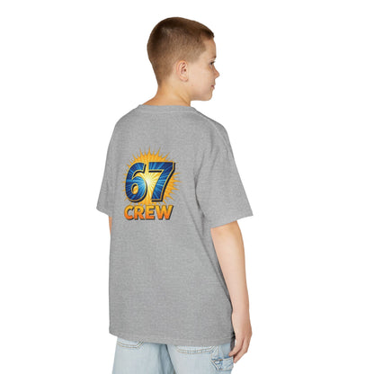 Gen Z: Kids Heavy Cotton Tee - Fun Crew 67 Design