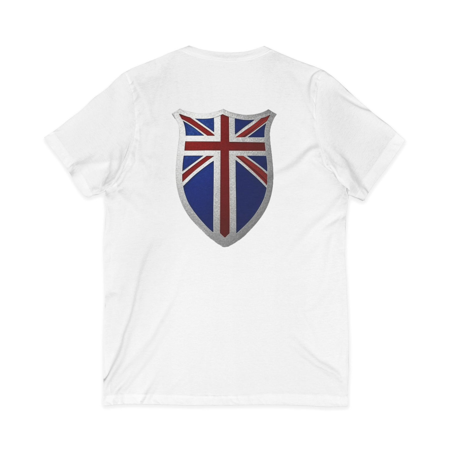 British Pride: Patriotic V-Neck T-Shirt, Union Jack Tee