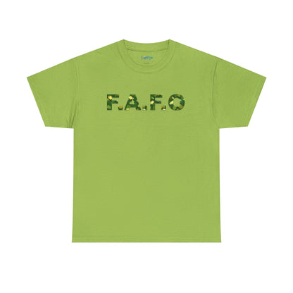 Camo F.A.F.O. Unisex Heavy Cotton Tee
