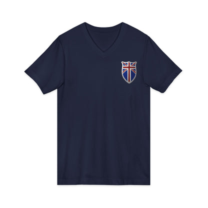 British Pride: Patriotic V-Neck T-Shirt, Union Jack Tee