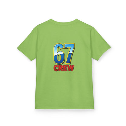 Gen Z: Kids Heavy Cotton Tee - Fun Crew 67 Design with hands