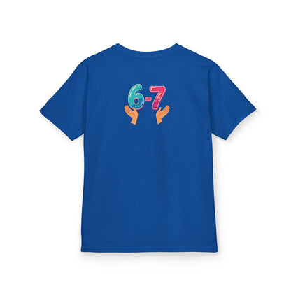 Gen Z: Kids Heavy Cotton Tee - Fun Crew 67 Design