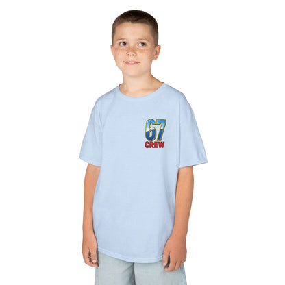 Gen Z: Kids Heavy Cotton Tee - Fun Crew 67 Design with hands
