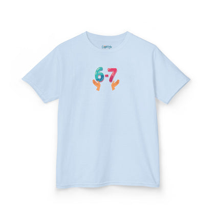 Gen Z: Kids Heavy Cotton Tee - Fun Crew 67 Design