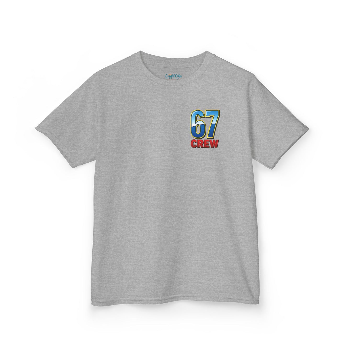 Gen Z: Kids Heavy Cotton Tee - Fun Crew 67 Design with hands