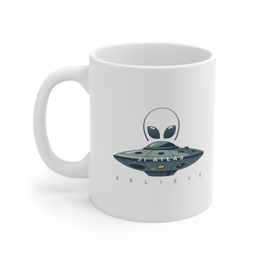 Alienware: White Coffee Mug, Believe 3i ATLAS edition