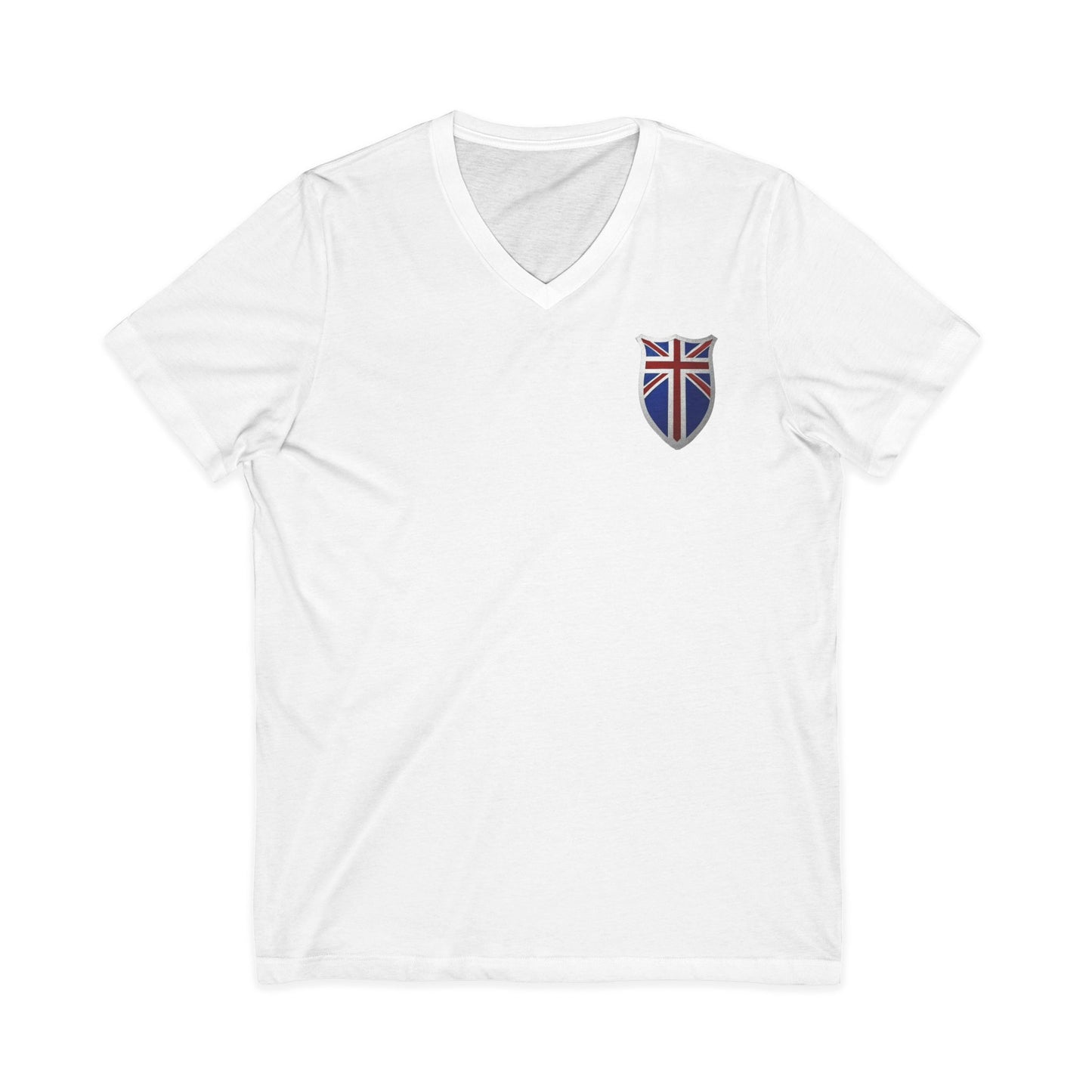 British Pride: Patriotic V-Neck T-Shirt, Union Jack Tee