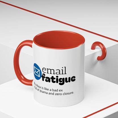 Email Fatigue Office Coffee Mug