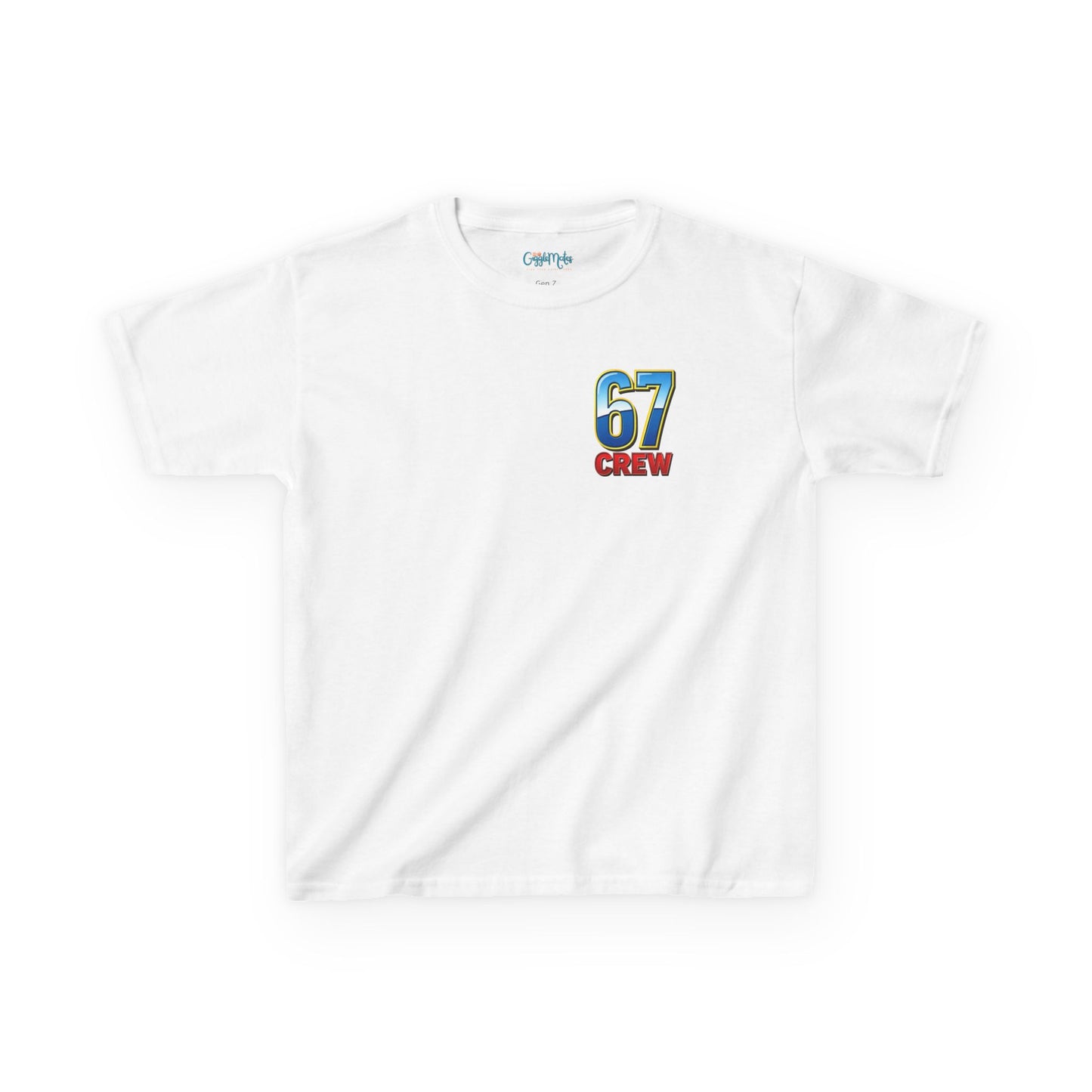 Gen Z: Kids Heavy Cotton Tee - Fun Crew 67 Design with hands