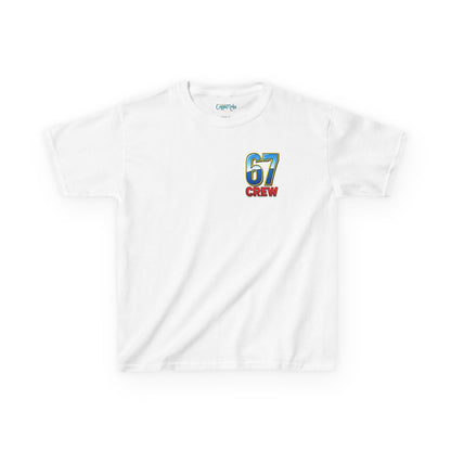 Gen Z: Kids Heavy Cotton Tee - Fun Crew 67 Design with hands
