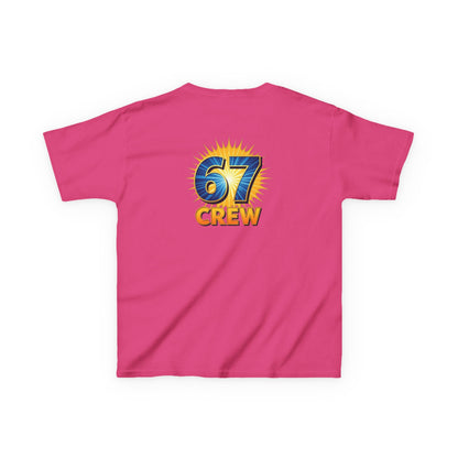 Gen Z: Kids Heavy Cotton Tee - Fun Crew 67 Design