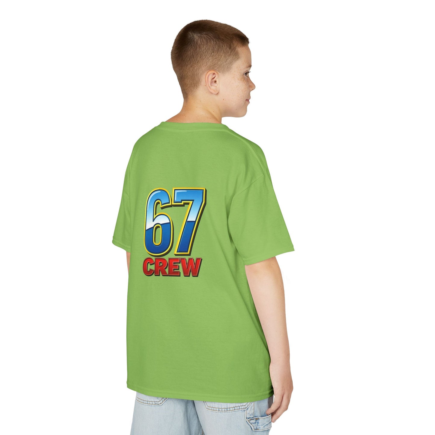 Gen Z: Kids Heavy Cotton Tee - Fun Crew 67 Design with hands