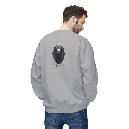 Alien Wear: Believe Crewneck Sweatshirt 3i Atlas Edition