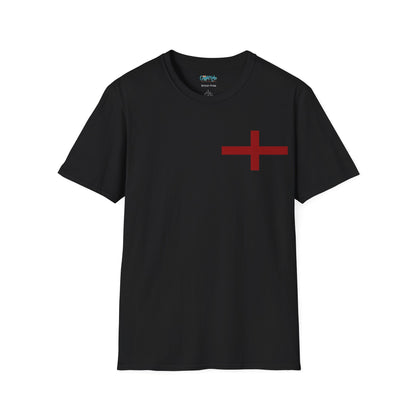 British Pride: Unisex T-Shirt with Bold Red Cross Design