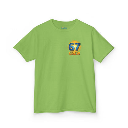 Gen Z: Kids Heavy Cotton Tee - Fun Crew 67 Design