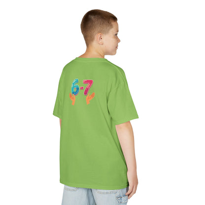 Gen Z: Kids Heavy Cotton Tee - Fun Crew 67 Design