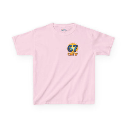 Gen Z: Kids Heavy Cotton Tee - Fun Crew 67 Design