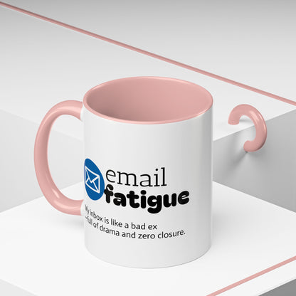 Email Fatigue Office Coffee Mug