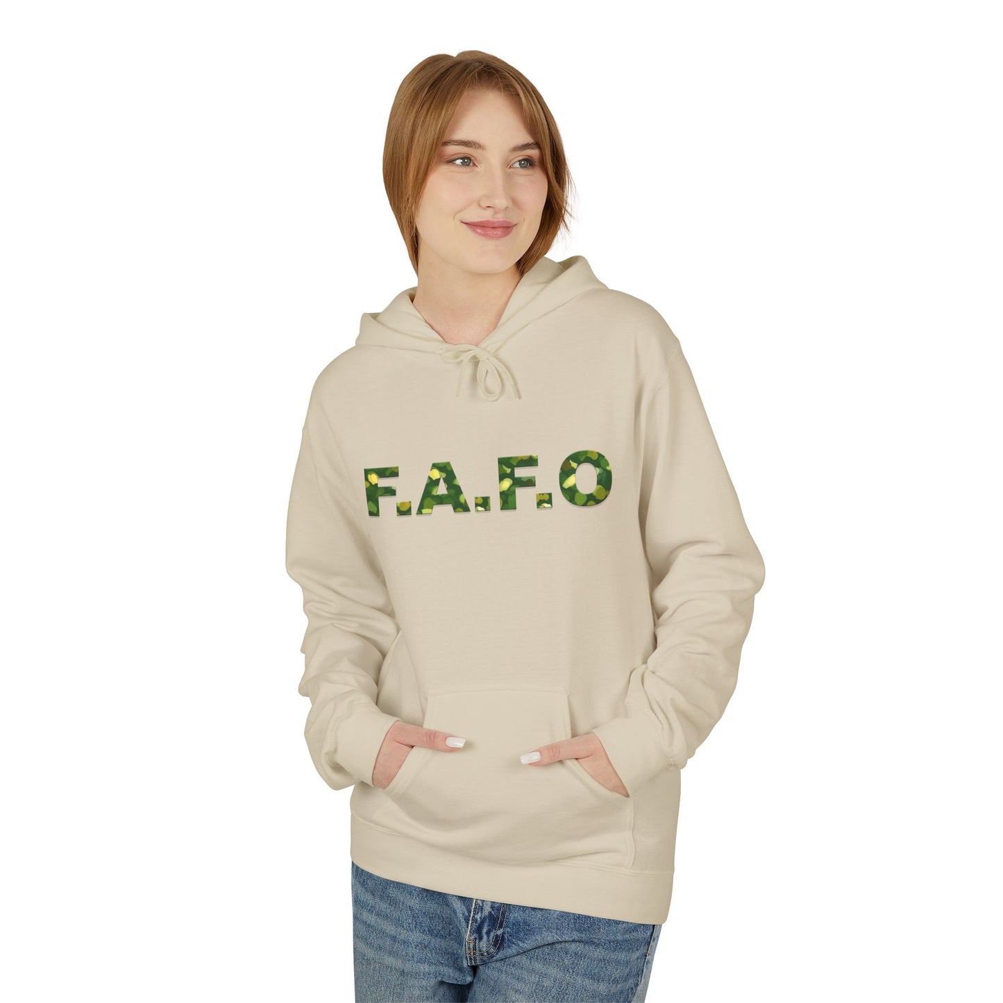 Camo F.A.F.O. Unisex Fleece Hoodie