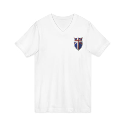 British Pride: Patriotic V-Neck T-Shirt, Union Jack Tee