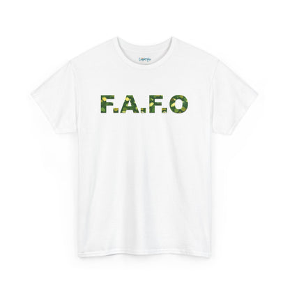 Camo F.A.F.O. Unisex Heavy Cotton Tee