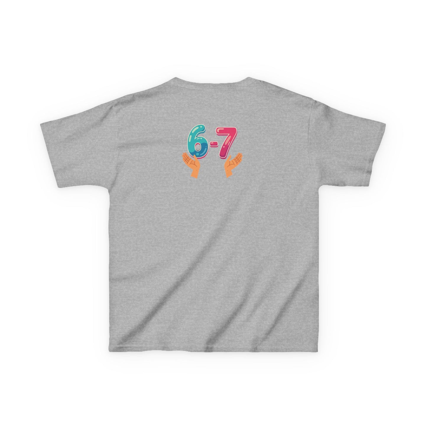 Gen Z: Kids Heavy Cotton Tee - Fun Crew 67 Design