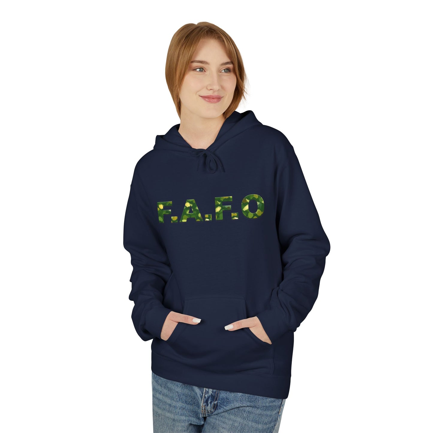 Camo F.A.F.O. Unisex Fleece Hoodie